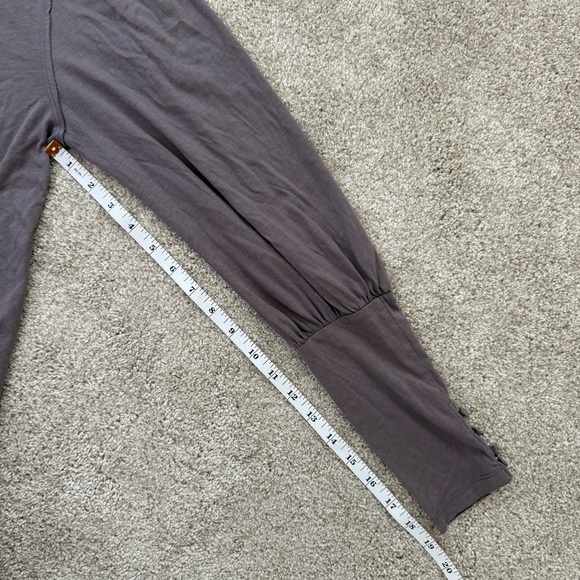 Sundance Sundance Caylen Tee Bishop Long Sleeve Size Small Cotton Blend Boho - Picture 9 of 9